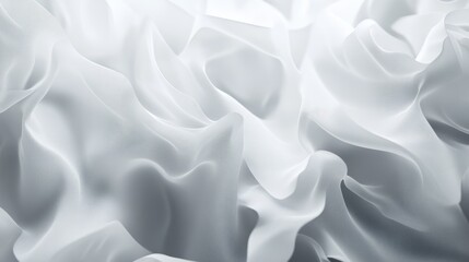 Obraz premium Soft abstract gradient with grey and white hues, blending gently, creating a calm and ethereal aesthetic