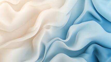 Obraz premium Soft abstract gradient with light beige and blue hues, gently blending, evoking a calm and peaceful aesthetic