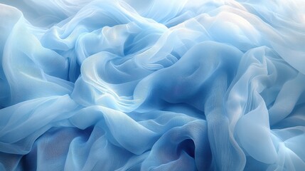 Obraz premium Light Blue Fabric Drape Texture (1)