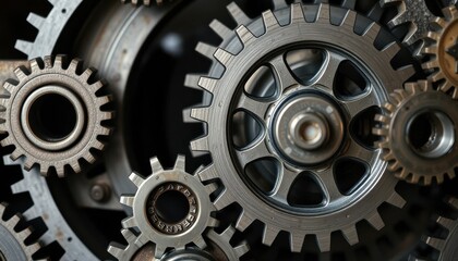 Industrial machinery operations workshop mechanical components close-up detailed view engineering insights