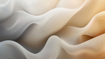 Obraz premium Soft abstract gradient with light grey and brown hues, blending gently, creating a peaceful and ethereal atmosphere