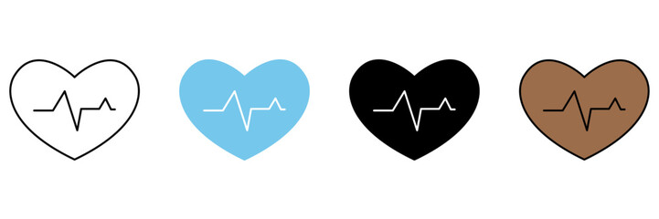 Heart concept line icon. Simple element illustration.