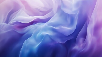 Obraz premium Soft abstract gradient with smooth purple and blue hues, gently blending with blurred edges, creating a calm and ethereal atmosphere