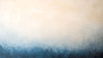 Obraz premium Soft gradient with light beige and blue hues, gently blending, evoking a calm and peaceful atmosphere