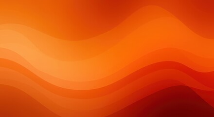 Abstract orange wave patterns creating a warm and vibrant background design