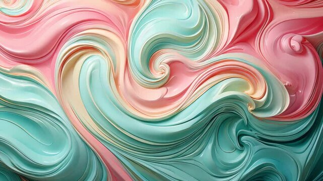 クリームソーダ風のパステル模様・柔らかく幻想的な背景素材