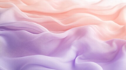 Fototapeta premium Soft pastel gradient with light pink and purple hues, blending gently, creating a dreamy and calming aesthetic