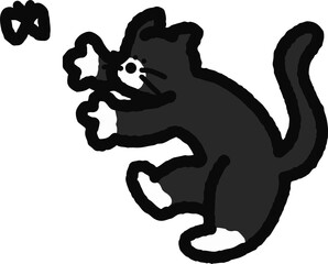 black cat character