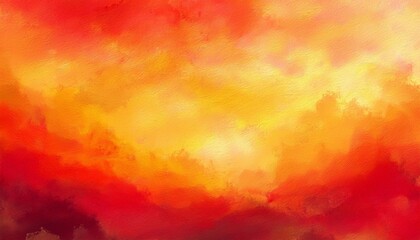 red orange and yellow background watercolor painted texture grunge abstract hot sunrise or burning fire colors illustration colorful banner or website header design
