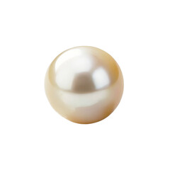 white pearl isolated on white, transparent background png
