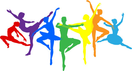Ballet Dancer Silhouette Dancers Poses Silhouettes © Christos Georghiou