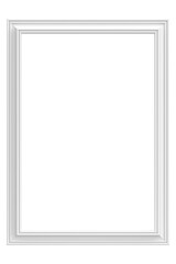 Obraz premium Picture frame. Portrait frame. 3D illustration.