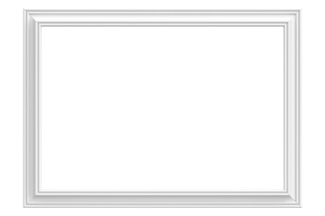 Picture frame. Landscape frame. 3D illustration.