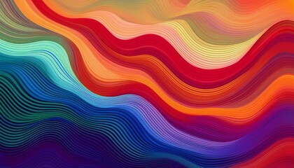 Fototapeta premium colored wave abstract background