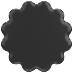 Price tag. Text box. 3D illustration.