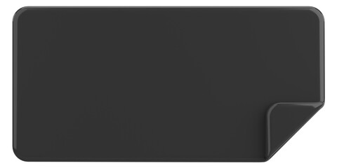 Price tag. Text box. 3D illustration.