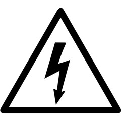 high voltage sign