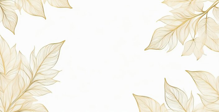 Elegant design featuring transparent leaves in golden hues perfect for background or decoration, https://contributor.stock.adobe.com/en/uploads/review