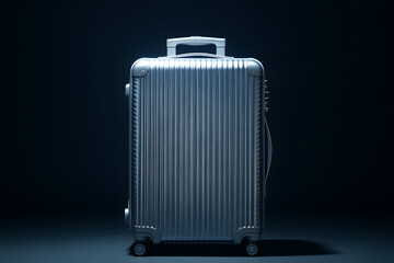 Fototapeta premium Rolling Suitcase: Travel Essentials, Packing Tips, and Smooth Journeys