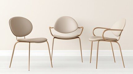 Modern and Stylish Chairs Collection Featuring Elegant Design and Soft Colors for Contemporary Interior Decor