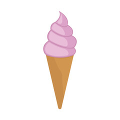 Ice cream illustration vector design