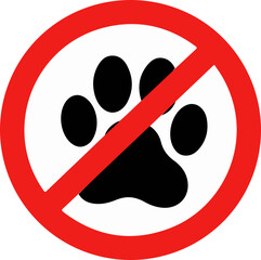 애완동물 출입 금지
