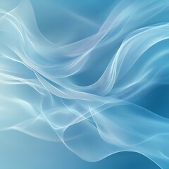 Abstract Blue Wave Flowing Design Background (1)