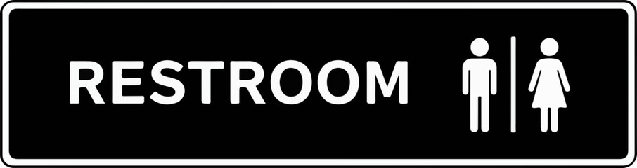 화장실 표지판