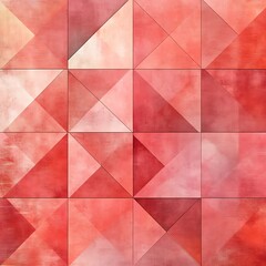 Fototapeta premium Abstract Geometric Coral Triangle Pattern Design