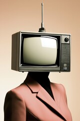 An imaginative take on identity using vintage technology.