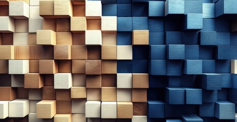 The design of wooden blocks provides effective sound insulation.