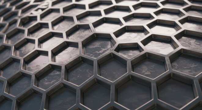 Iridescent Honeycomb Lattice Structure