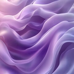 Obraz premium Abstract Purple Fabric Drape, Soft Flowing Waves, Elegant Texture