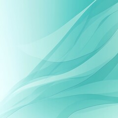 Abstract Teal Wave Background Design Illustration