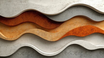 Abstract Wave Design, Modern Geometric Texture