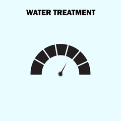 indicator water treatment icon design