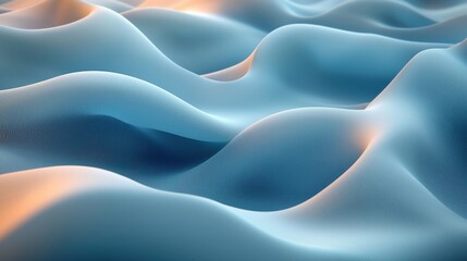 Fototapeta premium Abstract wavy surface, digital design