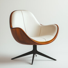 armchair isolated on white