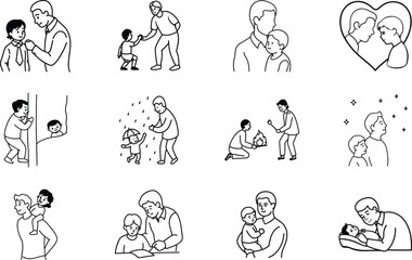 Fathers and Sons Bonding, Love, Growth, Play, and Support