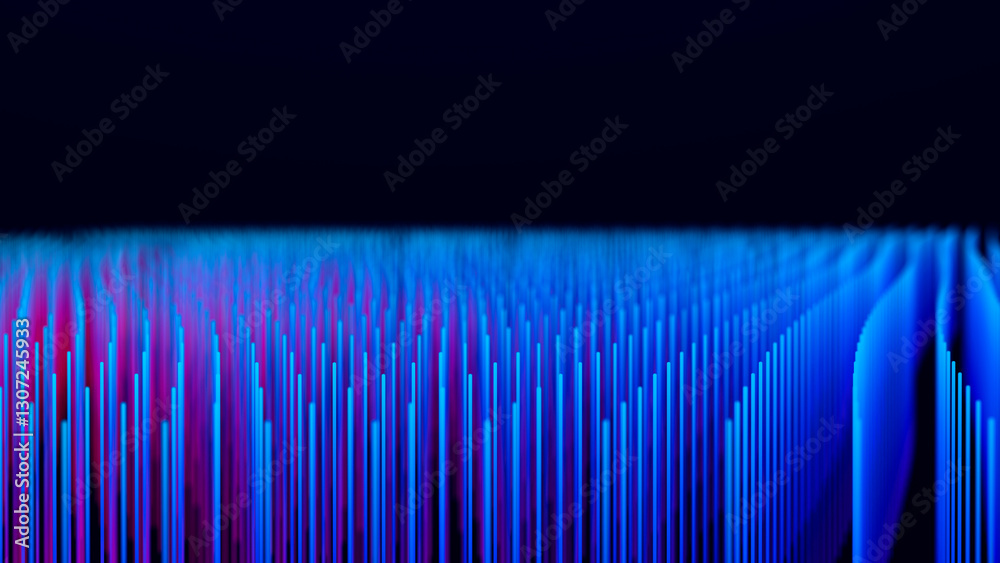 Poster Technology background. Abstract digital combination dots and lines. Network connection structure. 3d Widescreen