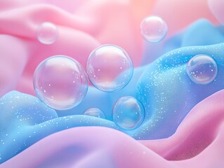 Simple bubble texture wallpaper, soft pastel colors, smooth and clean design, minimalist aesthetic, elegant simplicity