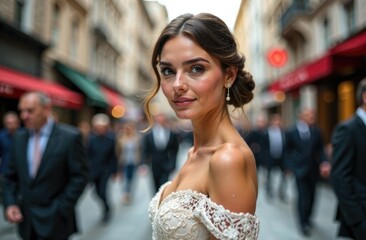 Fototapeta premium bride and groom