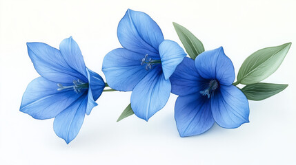 Fototapeta premium A Tranquil Watercolor Painting With Soft Light And A Pristine Isolated on Transparent Background