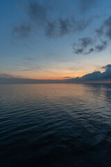 Beautiful photo of the sea and sky