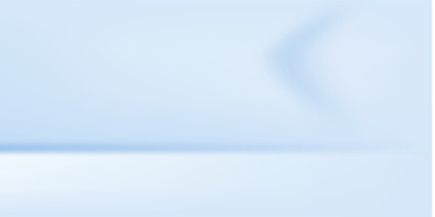 Obraz premium Blue studio room. Limbo light background. Abstract 3d backdrop for product presentation. Minimal wall scene. Showcase, promotion display.