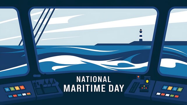 Maritime Day, National Maritime Day,  Poster, banner, post, story 
