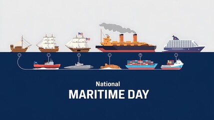 Maritime Day, National Maritime Day, Poster, banner, post, story