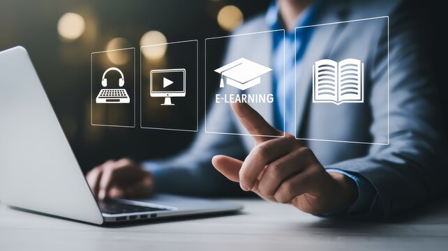 Exploring E-Learning Solutions for Remote Education Online Learning Platforms Digital Environment Professional Development Interactive Engagement