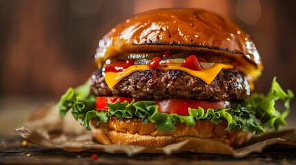 Juicy Cheeseburger Delight: A Culinary Masterpiece