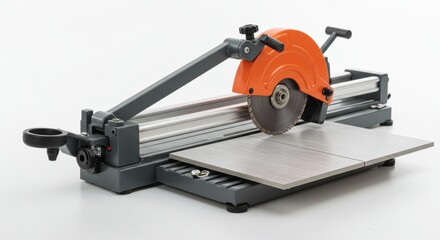 Fototapeta premium Tile Cutter in Studio Setting